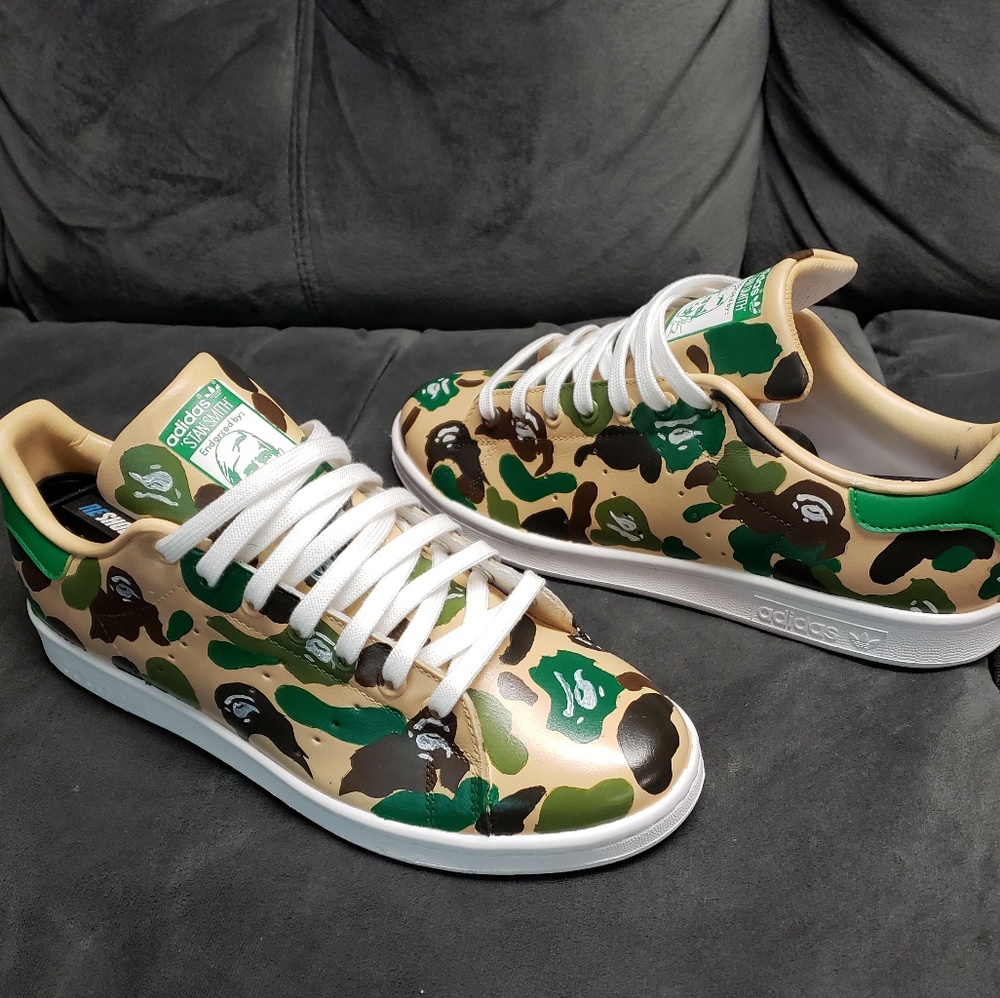 Custom BAPE camo Stan Smith adidas